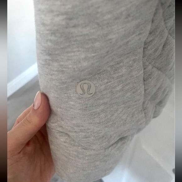 Lululemon Grey Quilted Quarter Zip Pullover - Picture 3 of 3